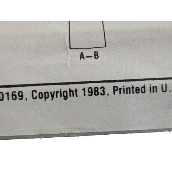 Vintage Sewing Pattern McCalls Women Dress #8772 Size 12 Uncut 80s Style Belt - Picture 6 of 6